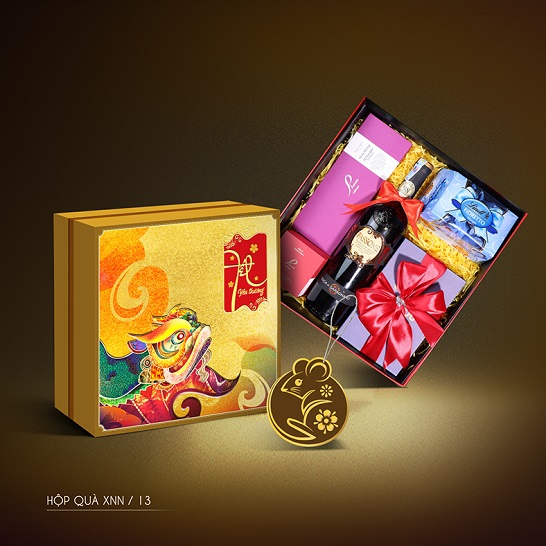 Hộp quà tết “Xuân như ngọc 13” với chủ đề “Tết yêu thương”