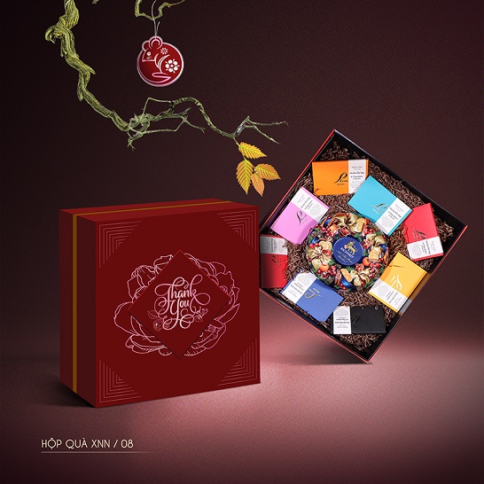Mẫu hộp quà Tết Xuân Như Ngọc