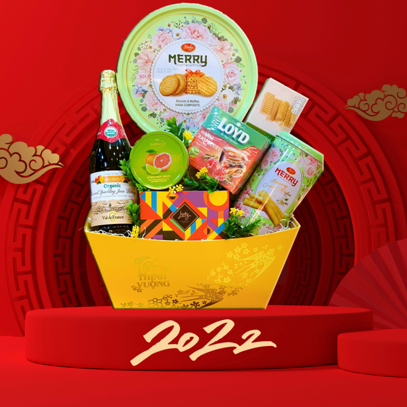 Giỏ quà Tết giá rẻ 2022 tại Shop rượu Phương Trang