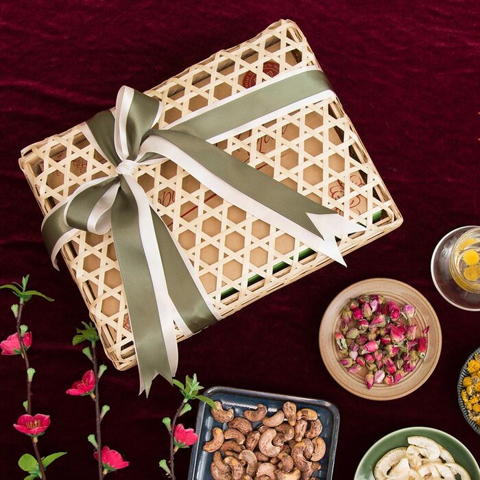 Giỏ quà Tết 2022 giá rẻ Le Garden Shop chất lượng