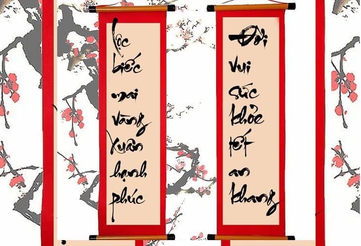 Thiệp chúc mừng, câu đối đỏ – Chan chứa tấm lòng thành
