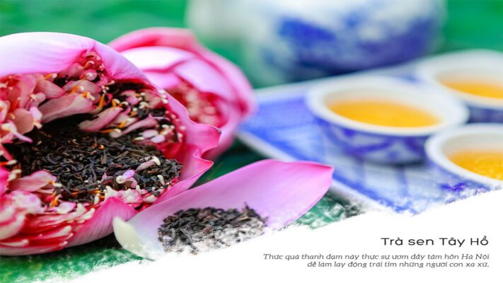Trà ướp Sen - tinh túy của người Việt